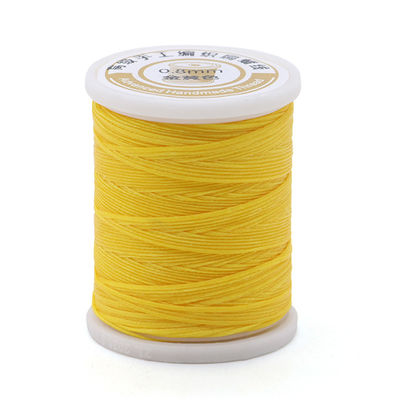 Vlak gewassen naad voor het naaien van leer 0,8 mm 50 meter Waxdraad 12 kleuren per set