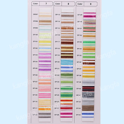 100% polyester snelle borduurdraad voor geautomatiseerde borduurmachines