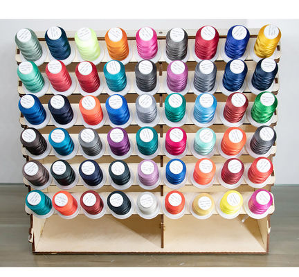 1000Y Kleine Kegel Multi-Color Polyester Borduurdraad 120d/2 voor Borduurmachine