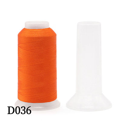 Geverfd Kleur 5000 Yard Polyester / Viskose Borduurdraad voor Borduurmachine