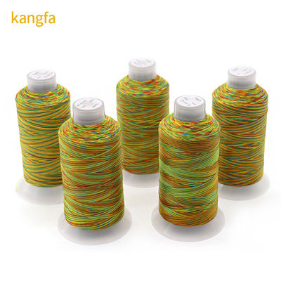 Hoogsterkte 250 g polyester gebonden draad 150D/3 Tex45 in veelkleurig voor aangepast