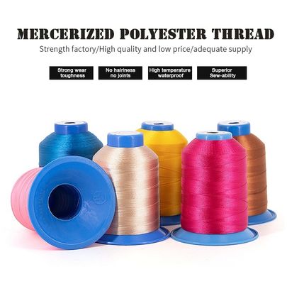 Tex70 80 90 High Strength Polyester Sewing Thread for Leather Sewing 0,35 mm Diameter