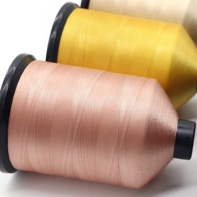 High Tenacity 6000m Cone Cream Nylbond Tkt-40 Strong Bonded Thread voor de tapijthandel
