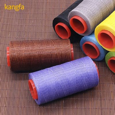 150d 0,8mm 30m Plat gewassen polyester draad voor zak naaien 100% polyester DIY wax cord