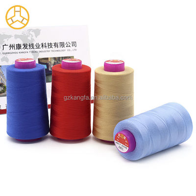Low Moq 40/2 5000yds Polyester naaigraad voor machine naaien met 100% polyester