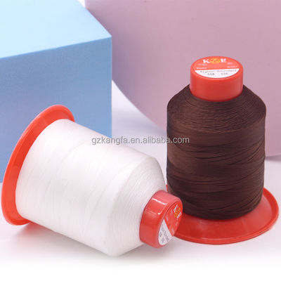 Gebreide high tenacity nylon 210d/3 nylon gebonden draad 66 gebonden naaigraad 115g/kegel