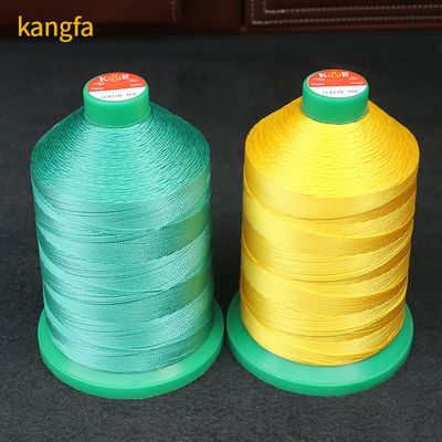 Multicolor Patroon Geverfd 500 g Hoge sterkte Naai lange garens Tex90 280D/3 Nylon Bond draad
