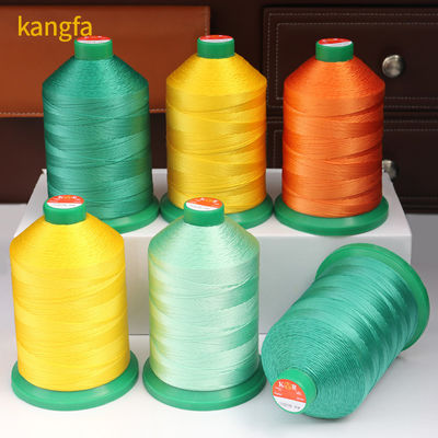 Multicolor Patroon Geverfd 500 g Hoge sterkte Naai lange garens Tex90 280D/3 Nylon Bond draad