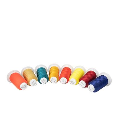 30g 1000Y filament multi-color polyester borduurdraad 120d/2 voor borduurmachine