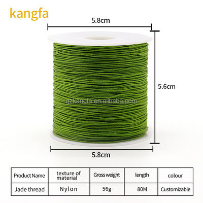 Kleur enkelvoudig Nylon knoop gevlochten touw Armband koord voor kraalwerk en accessoires