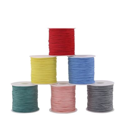 50G 100M/Spool 300M/Spool Kleurrijke nylon touwdraad voor Chinees knopen Macrame touw