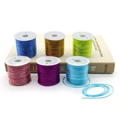 1.0mm Nylon draad 16 Ply Rat Tail touw voor geweven Chinese knoop Armband Handwerk