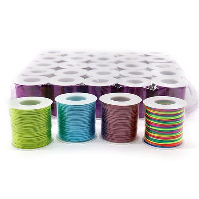 1.0mm Nylon draad 16 Ply Rat Tail touw voor geweven Chinese knoop Armband Handwerk