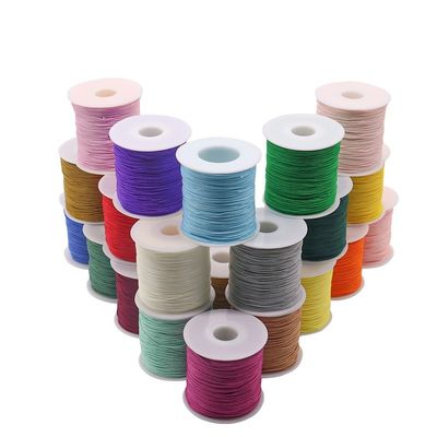 Directe 0,8 mm nylon koord draad voor perlen string DIY en Chinese knoop macrame koord