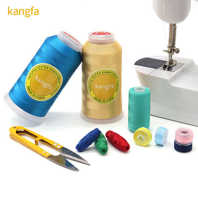 100% polyester 120d 2 5000y borduurdraad voor de productielijn van haakmachines