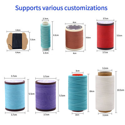 12 g 100% polyester ronde was Handgezeefd leer gezeefd hoogsterkte polyester naaigarn