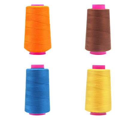 1100 kleuren 100% gesponnen polyester garens Naaddraad met hoge temperatuurbestandheid