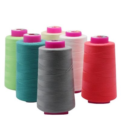 Low MOQ 40/2 Spun 100% polyester naaigarn voor naaimachines