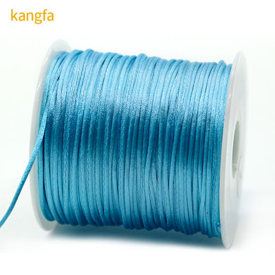 Kleurrijke nylon satine voor Chinese knoop zijde macramesnoer 100m of aangepaste lengte