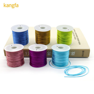 Kleurrijke nylon satine voor Chinese knoop zijde macramesnoer 100m of aangepaste lengte