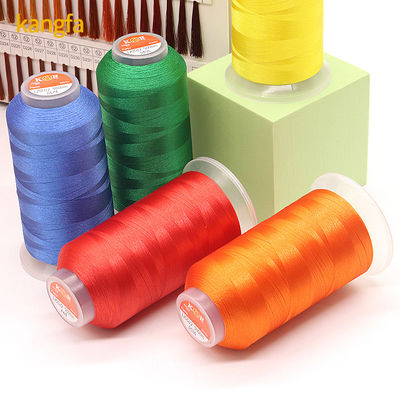 Laag krimpend verscheidene kleuren pakketten van polyester borduurgarens 5000M voor alle machines