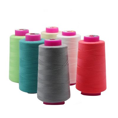 40/2 Jeans Naaigaren Telling Vaste Kleur Gesponnen Polyester Naaidraad in 688 Rijke Kleuren