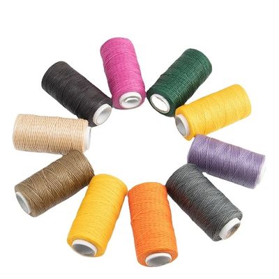 Hoge sterkte 100% polyester 150D/16 handgenaaid naalddraad voor lederen tas portemonnee