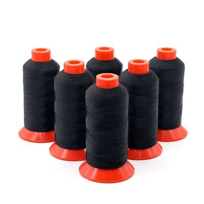 3000YDs T70 Zwaar zwart gebrand nylon draad maat 69 210 D voor het naaien van tapijt en doek