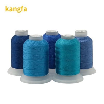 500m 120D/2 Polyester Borduurdraad Set Kit met transparante kegel en kleine kegel