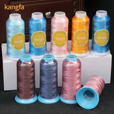 120D/2 2 Garenscount Boho Polyester Gediversifieerde borduurdraad 4000 Yards 96 Kleuren