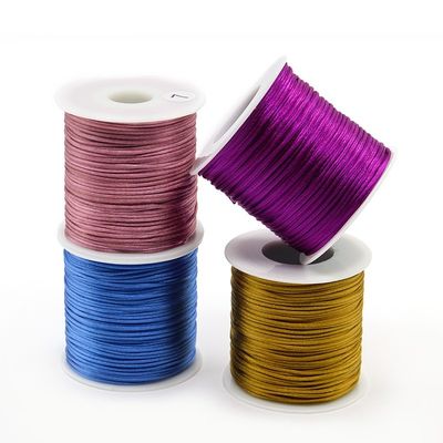 1 mm 1,5 mm 2 mm nylon string cord geweven ambachtelijke touw voor Chinese knoop Tassel accessoires