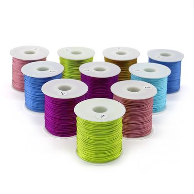 80m Chinese knoop touw/touw/draad Singal kleur of regenboog kleur voor Armband Ketting