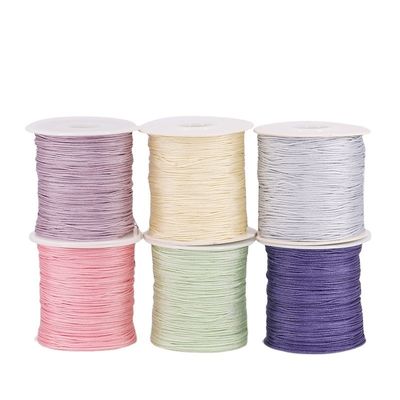 Nylon suede handwerkdraad voor het perlen van Jade Nylon draad enkelkleurig of regenboogkleurig