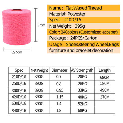 Hand Naai Craft Wax Cord String voor Heavy Duty Leather Naai Duurzaam en veelzijdig