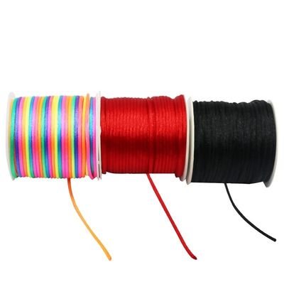 DIY Chinese knoop Nylon gevlochten touw Taiwan Jade draad Kleurrijk goud 0,8 mm 1,0 mm 1,5 mm