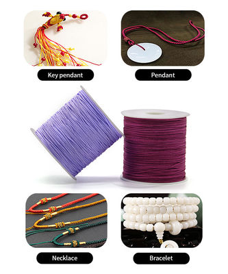 Taiwan Jade draad gevlochten sieraden Nylon touw voor doe-het-zelf Chinese knoop 0,8 mm 1,0 mm 1,5 mm