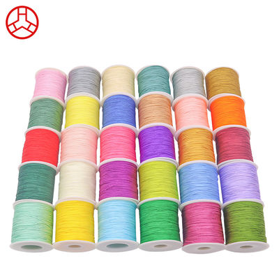 50G 100M/Spool 300M/Spool Kleurrijke nylon touwdraad voor Chinees knopen Macrame touw
