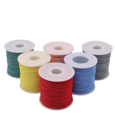 50G 100M/Spool 300M/Spool Kleurrijke nylon touwdraad voor Chinees knopen Macrame touw