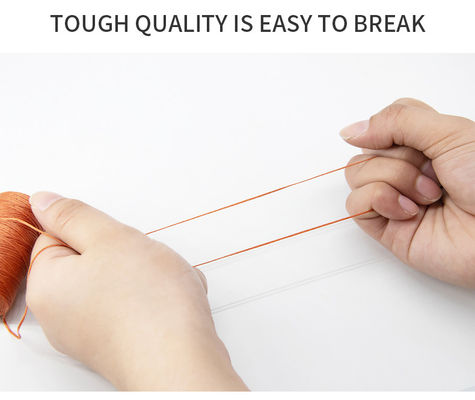 400G Polyester/Waxed 250d/16 Flat Thick Thread voor Hand Diy Hand Wheel Leather Bag