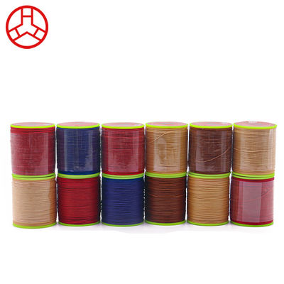 0.65mm Ronde was Handgesneden Waxed High Strength Cored Naaidraad Voor Lederen Naai Polyester