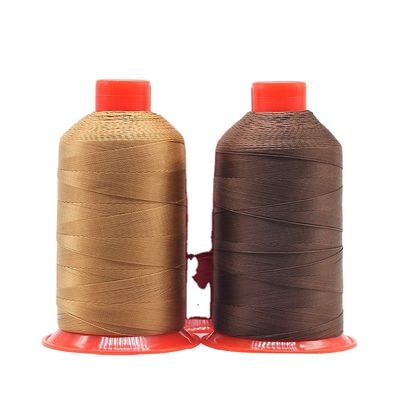 Ring 100% gewrongen naaldlang garen gebonden nylon draad Tex45 150D/3 nylon bond draad