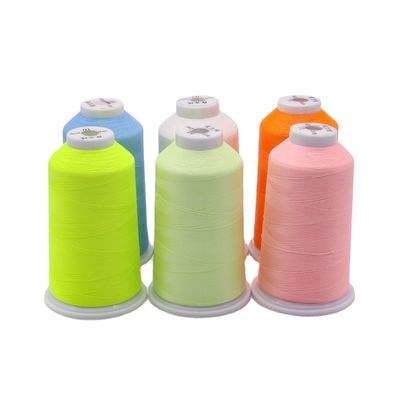Glow In The Dark 150D/2 Polyester Borduurdraad 3000 Yards Roll Netto Gewicht 100G
