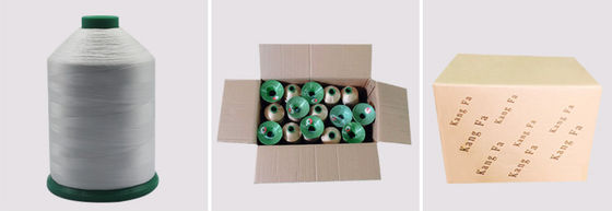Kleur Dik wit gewassen gebonden draad 210d 250d Weefsel voor naaien 240 kleuren