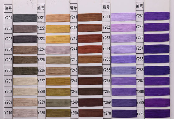 Boho Duizendkleur 100% Viskose Rayon Mercerized Embroidery Thread Filament Garn Type