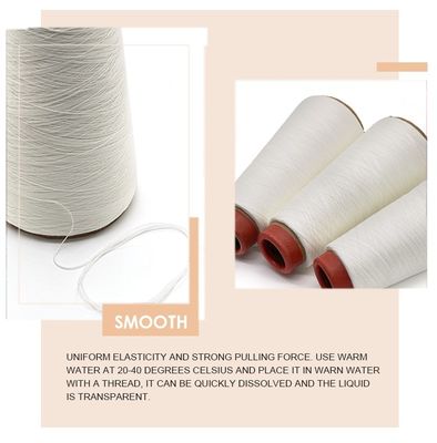 20/2 40/2 Gesponnen polyesternaad Wit patroon Gewassen 100% Bulk Polyester