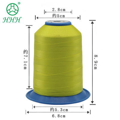 UV-bescherming 210D 1300m Kegellengte polyester naaigraad voor hoge sterkte jas schoenen