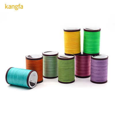 0.55mm High Strength Cored Sewing Thread voor lederen naaiwerk Polyester Ronde gewassen draad