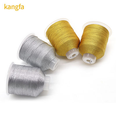 100 g goud en zilver zijde muti-strengen polyester metalen garen draad voor doe-het-zelf borduren