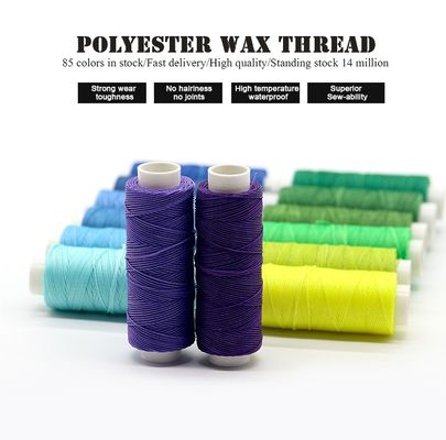 12g 60m gesponnen garen Naaien Hand Naaien Waxdraad voor Lederen DIY 80 Kleuren Op maat gemaakt