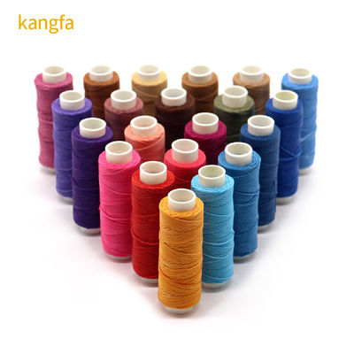 12g 60m gesponnen garen Naaien Hand Naaien Waxdraad voor Lederen DIY 80 Kleuren Op maat gemaakt